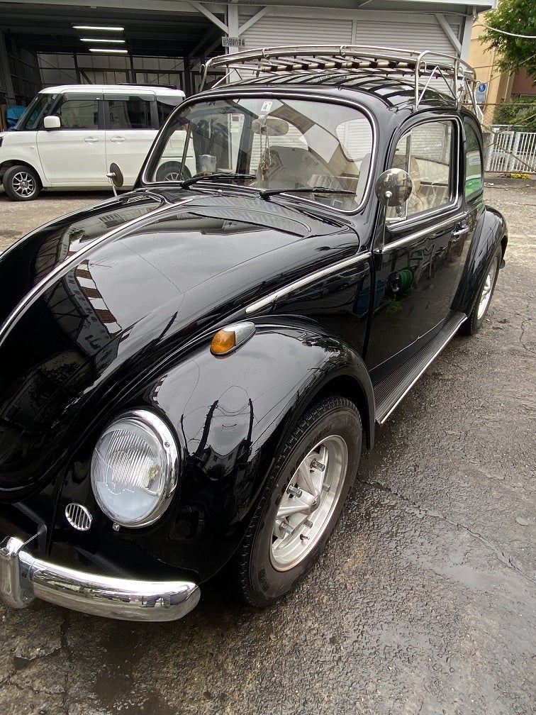 VW タイプ1 ビートル 事故鈑金の作業写真