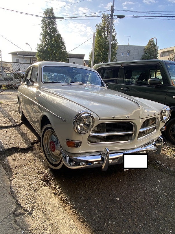 ボルボ 122S アマゾンの作業写真
